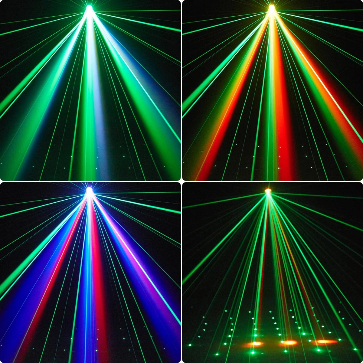 32W Beam Disco Party Light LED 4IN1 Effect Strobe Stage Light DMX Control&Sound Activated For DJ Bar Christmas Party