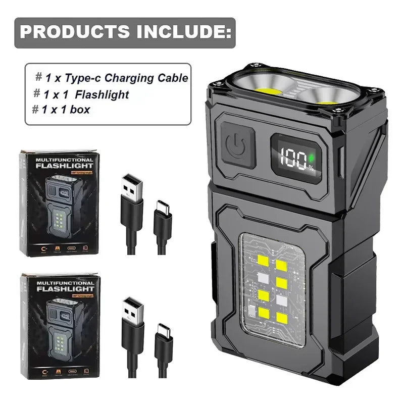 Multifunctional Super Bright Mini LED Camping Flashlight