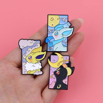 Eevee Evolutions 9-Piece Enamel Pin Set