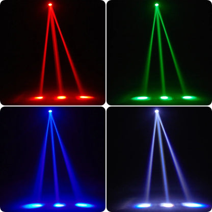 32W Beam Disco Party Light LED 4IN1 Effect Strobe Stage Light DMX Control&Sound Activated For DJ Bar Christmas Party