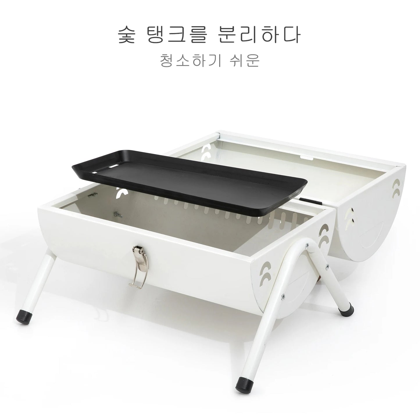 Multifunctional Portable Dual Grill Charcoal Barbecue