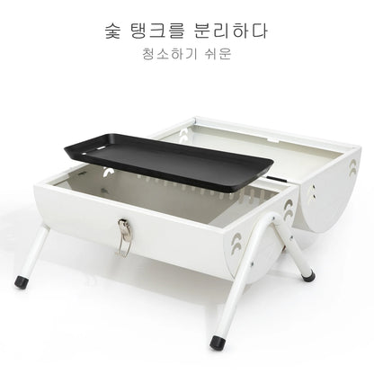 Multifunctional Portable Dual Grill Charcoal Barbecue
