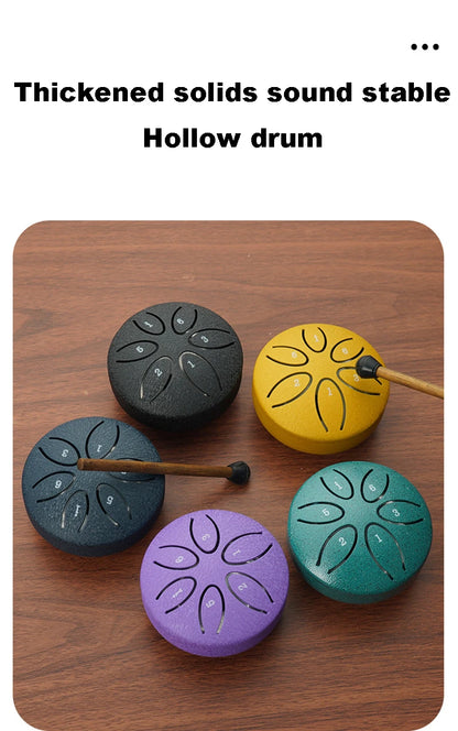 6-Note Mini Steel Tongue Meditation Drum