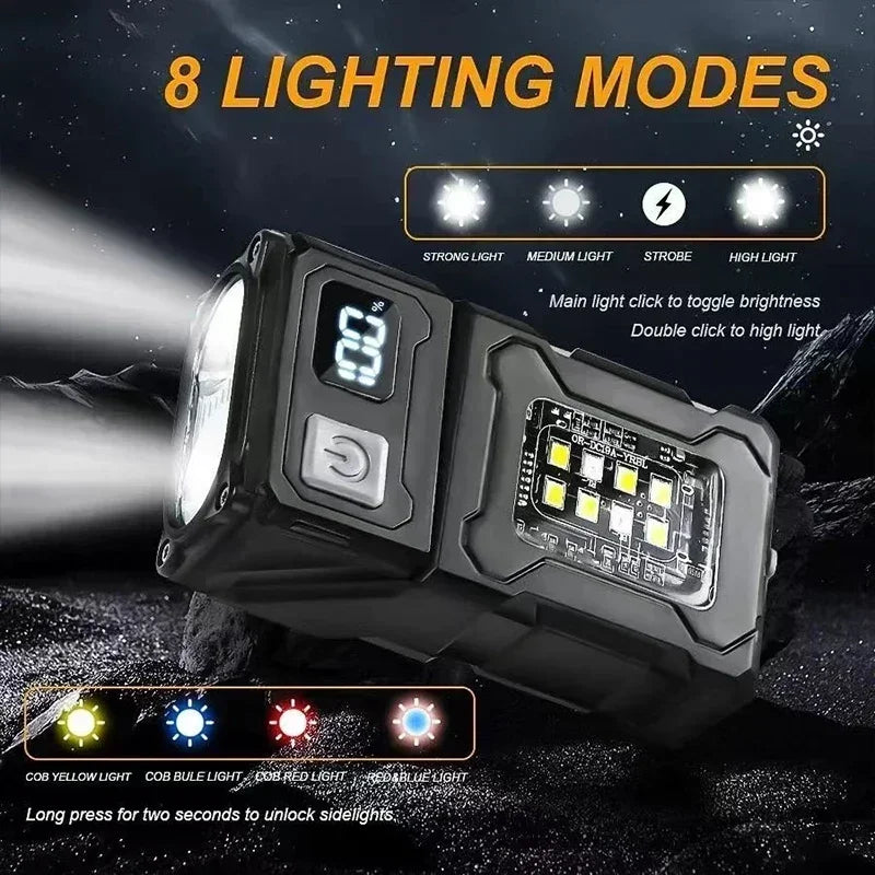 Multifunctional Super Bright Mini LED Camping Flashlight