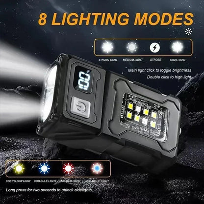 Multifunctional Super Bright Mini LED Camping Flashlight