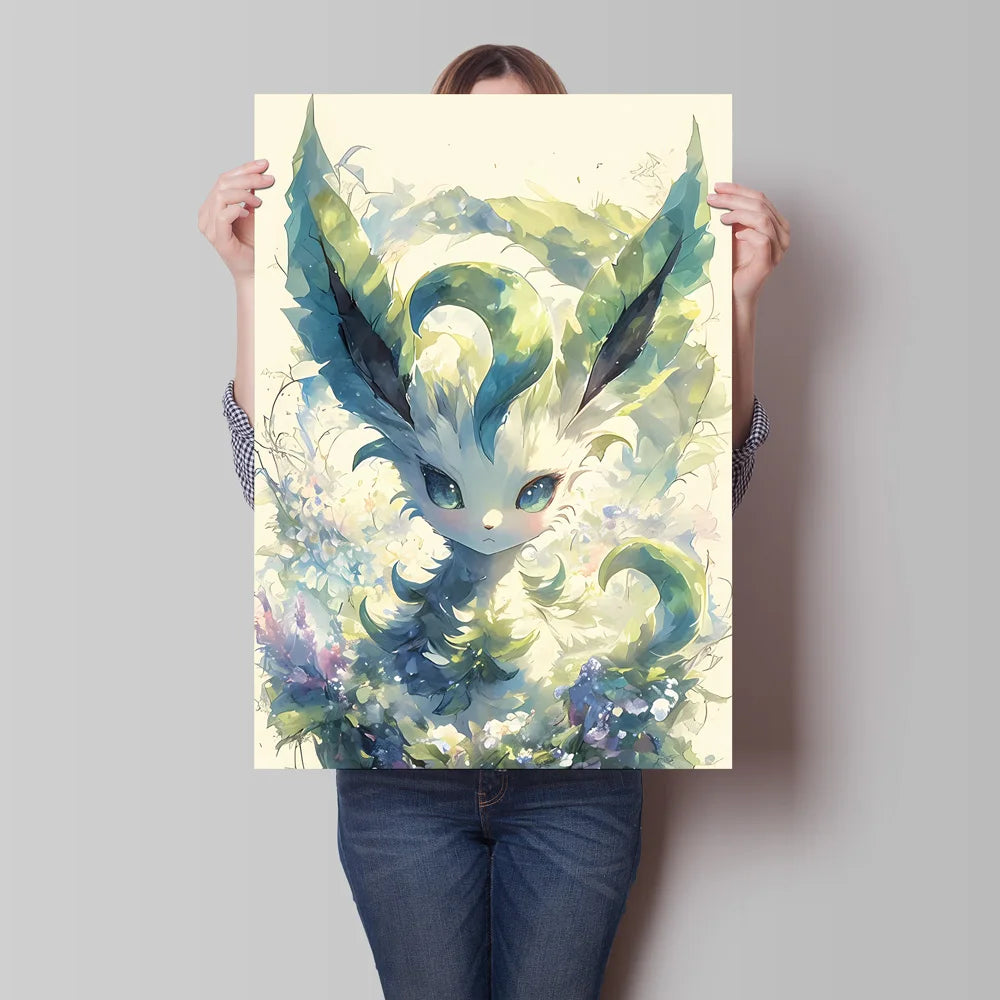 Retro Artistic Pokemon High Quality Canvas Print