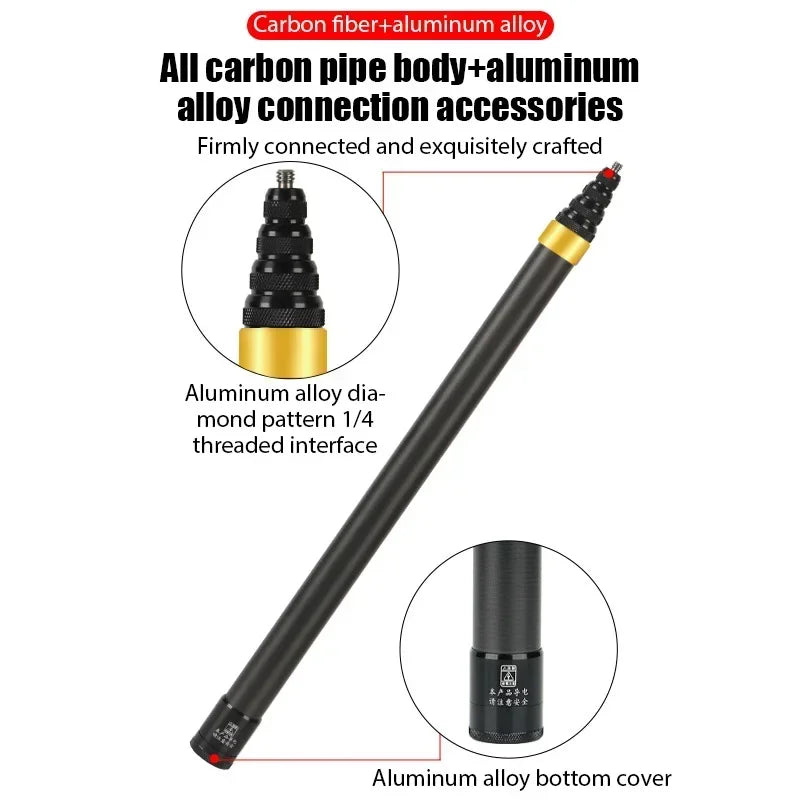 290cm | 9.5 ft Carbon Fibre Extended Edition Selfie Stick