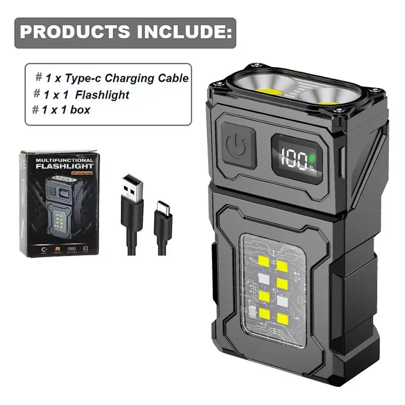 Multifunctional Super Bright Mini LED Camping Flashlight
