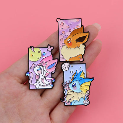 Eevee Evolutions 9-Piece Enamel Pin Set