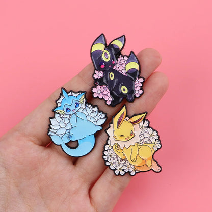 Eevee Evolutions 9-Piece Enamel Pin Set