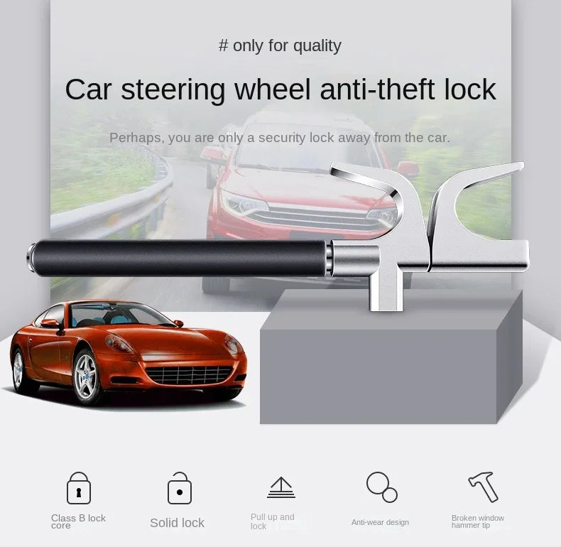 Anti-Theft Car Steering Wheel Lock