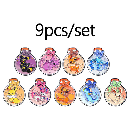 Eevee Evolutions 9-Piece Enamel Pin Set