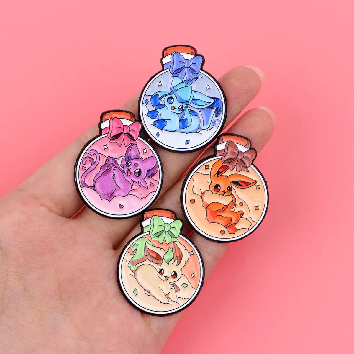 Eevee Evolutions 9-Piece Enamel Pin Set