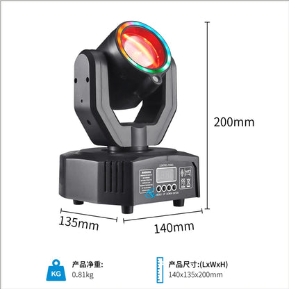 32W Beam Disco Party Light LED 4IN1 Effect Strobe Stage Light DMX Control&Sound Activated For DJ Bar Christmas Party