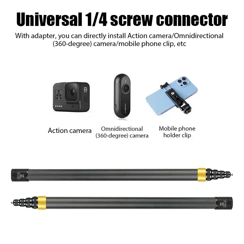 290cm | 9.5 ft Carbon Fibre Extended Edition Selfie Stick